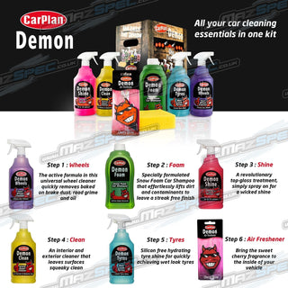 Demon Shine 7 Piece Valet / Car Care Gift Pack