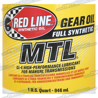 Red Line MTL 75W80 GL-4 Manual Transmission Gear Oil • 946ml