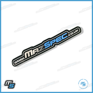 MazSpec Mazda Decal / Sticker 200mm x 30mm Black / Colour