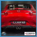 Cobra Sport Centre Exit Cat Back Performance Exhaust (Resonated) - Mazda MX5 MK4 / ND (15-22)