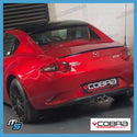 Cobra Sport Centre Exit Cat Back Performance Exhaust (Resonated) - Mazda MX5 MK4 / ND (15-22)