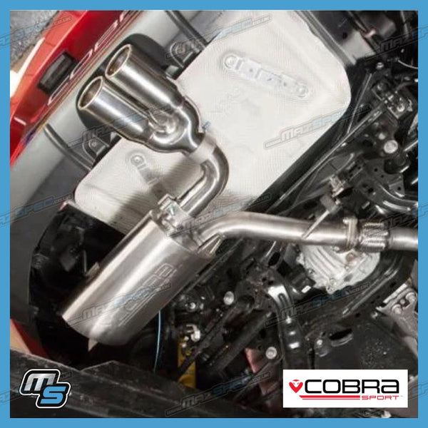 Cobra Sport Centre Exit Cat Back Performance Exhaust (Non Resonated) - Mazda MX5 MK4 / ND (15-22)