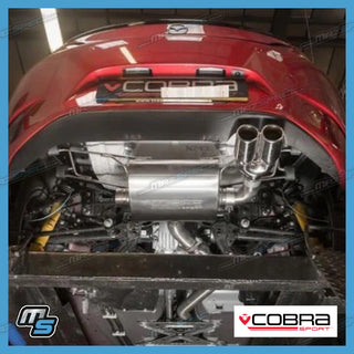 Cobra Sport Cat Back Performance Exhaust (Non Resonated) - Mazda MX5 MK4 / ND (15-22)