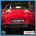 Cobra Sport Cat Back Performance Exhaust (Resonated) - Mazda MX5 MK4 / ND (15-22)