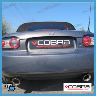 Cobra Sport Quieter Road Type Rear Performance Exhaust - Mazda MX5 MK3 / NC (06-15)