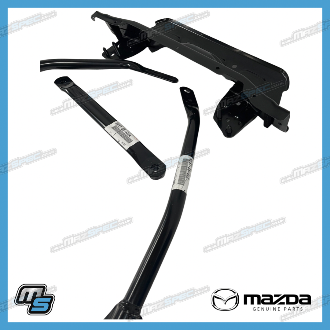 Genuine Sport Front Strut / Chassis Brace & Bolts Kit Mazda MX5 MK3