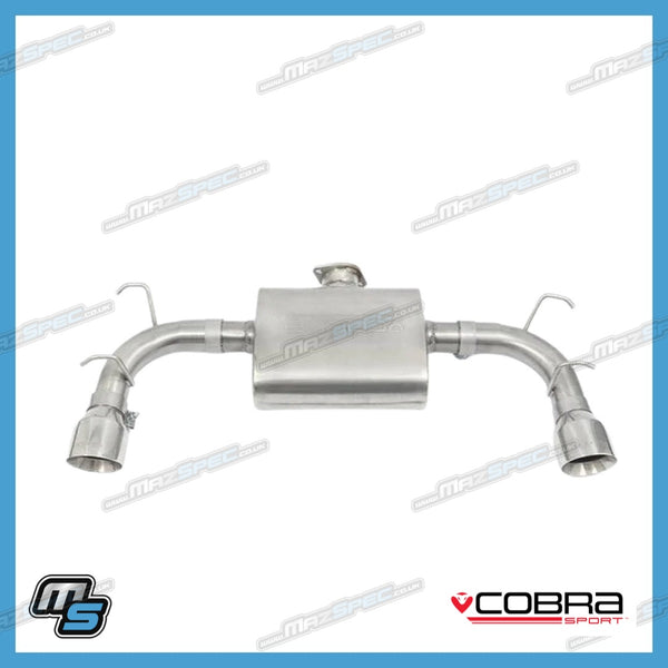 Cobra Sport Quieter Road Type Rear Performance Exhaust Mazda MX5 MK3