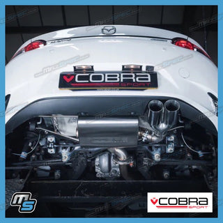 Cobra Sport Race Rear Axle Back Performance Exhaust - Mazda MX5 MK4 / ND (15-22)