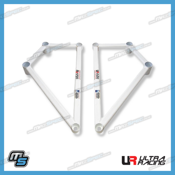 Ultra Racing Rear Lower Side Chassis Braces (Pair) - Mazda MX5 MK3 3.5 3.75 (NC)