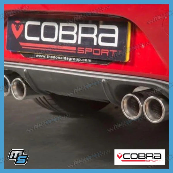 Cobra Sport Duel Exit Cat Back Performance Exhaust (Resonated) - Mazda MX5 MK4 / ND (15-22)