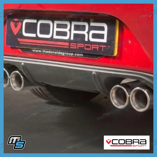 Cobra Sport Duel Exit Cat Back Performance Exhaust (Non Resonated) - Mazda MX5 MK4 / ND (15-22)